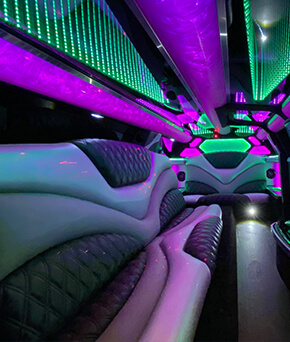 party bus interior